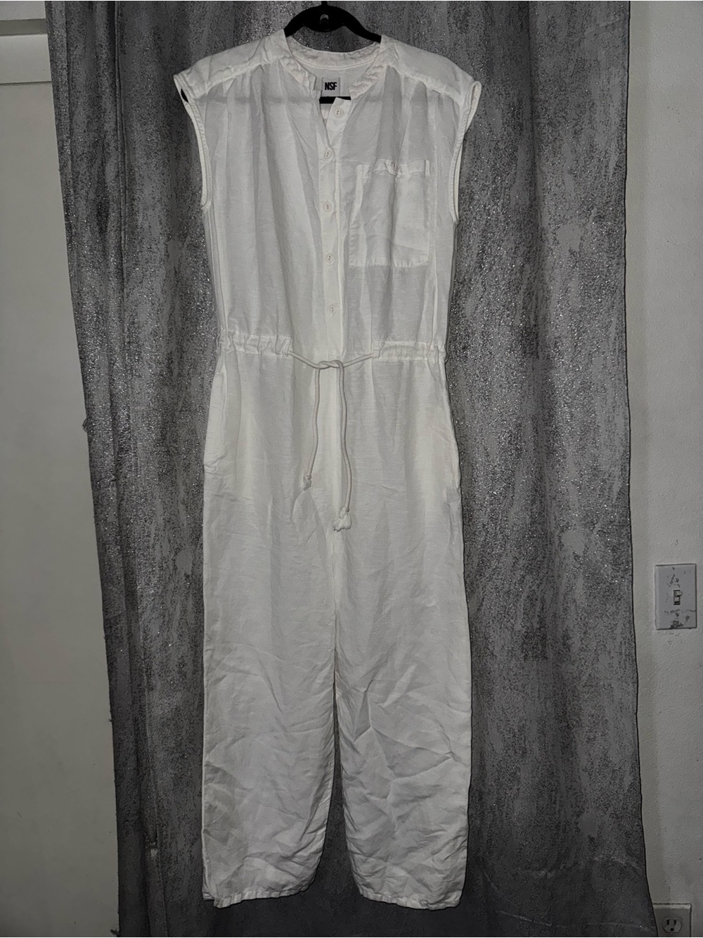 NSF Clothing Linen Jumpsuit